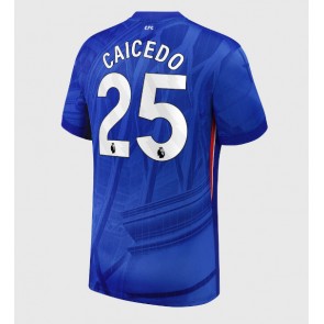 Chelsea Moises Caicedo #25 Domaci Dres 2025-26 Kratak Rukavima